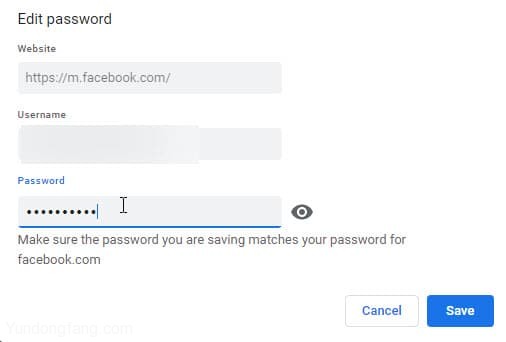 Editable-Password-field