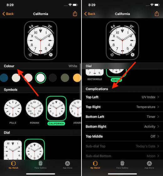 Customize-watches-on-Apple-Watch