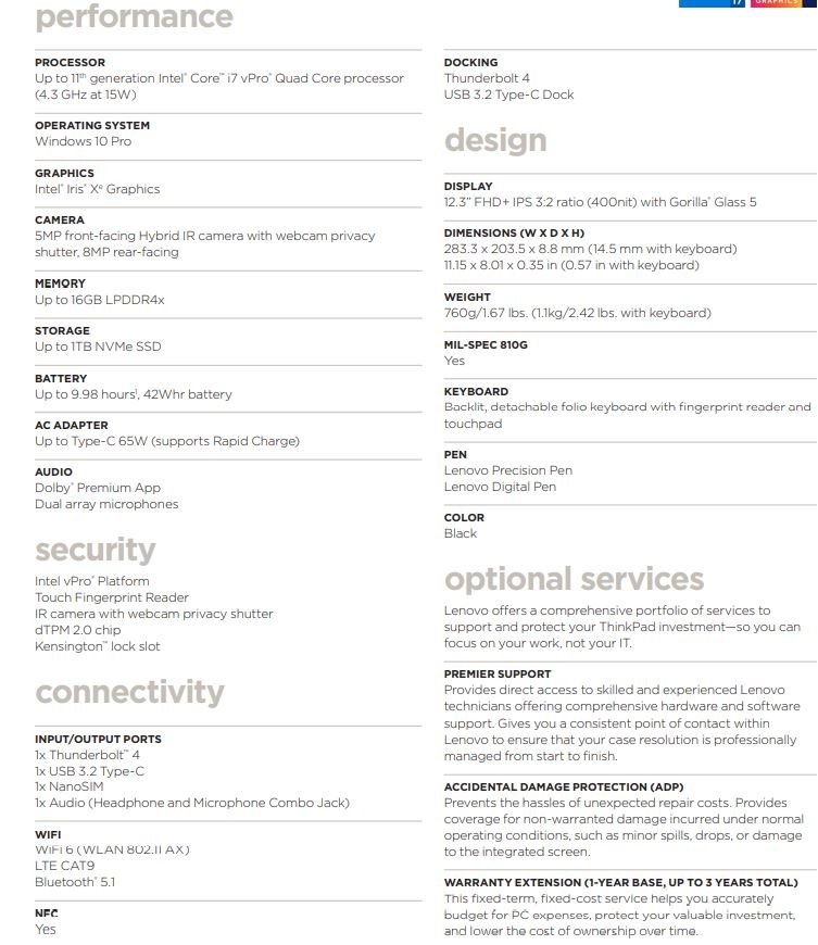 Lenovo-ThinkPad-X12-tech-specs