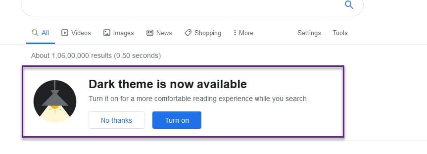 Dark-theme-is-now-available-turn-on-notification