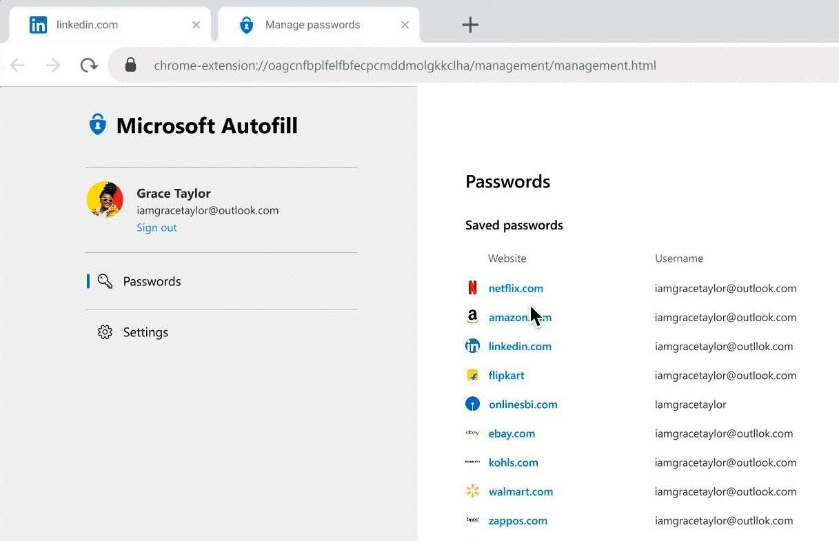 Microsoft-Autofill-passwords