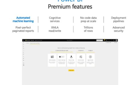 Microsoft Power BI Premium每用户定价可改变游戏规则