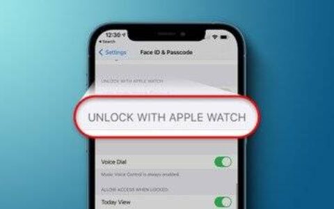 Apple解释了如何使用Apple Watch解锁iPhone