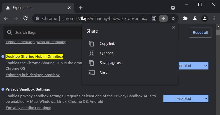 Chrome-Sharing-Hub