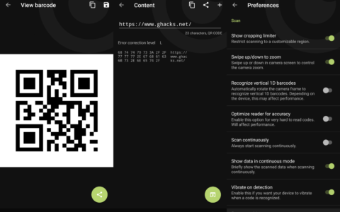 BinaryEye是一款适用于Android的开源无广告条形码扫描仪