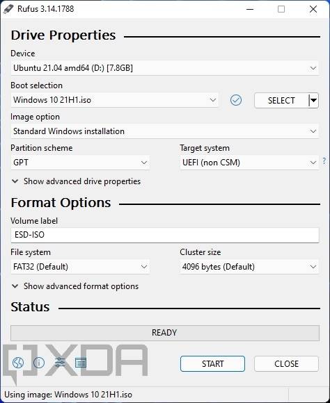 Rufus-Windows-10-options