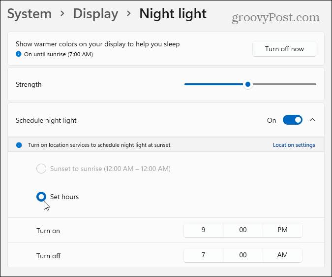 5-night-light-windows-11-settings