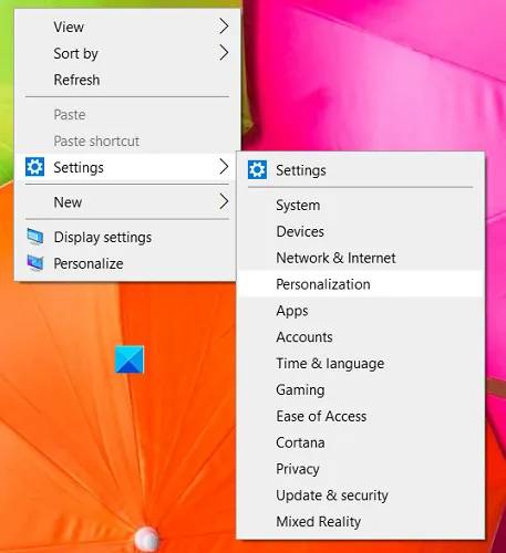 settings-on-context-menu