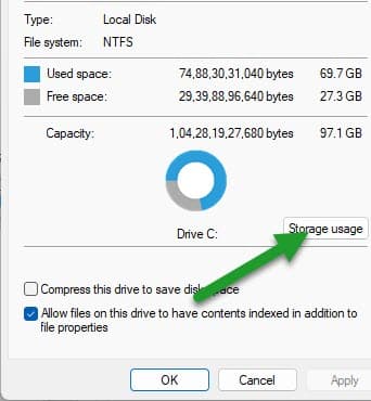 Disk-Cleanup-replaced-with-Storage-usage-windows-11