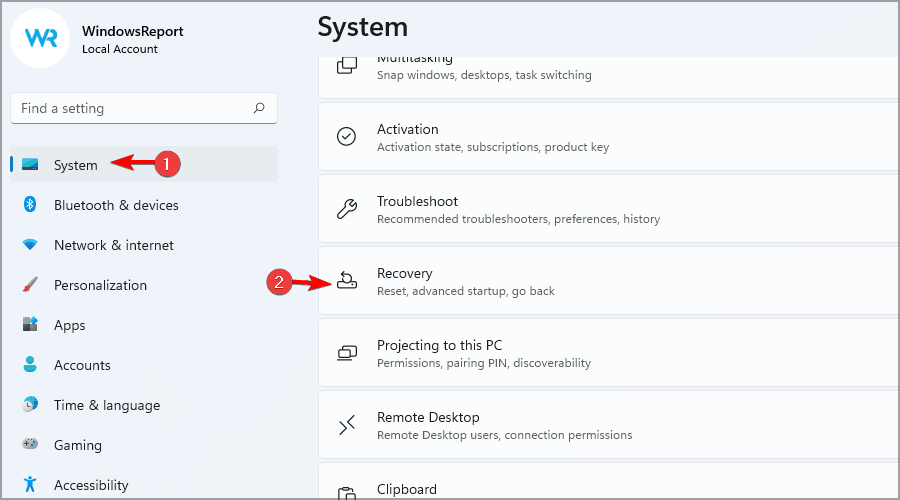 system-recovery