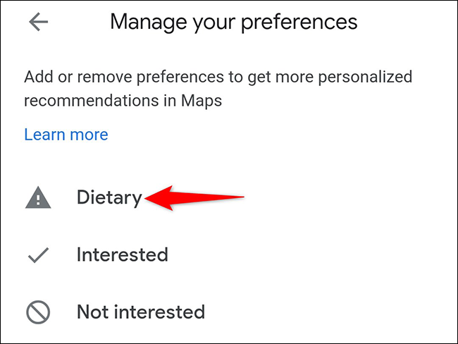 4-dietary-preferences-google-maps