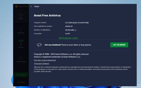 Avast Free Antivirus 现在正式支持 Windows 11