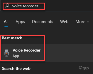 Start-windows-search-voice-recorder-Best-match-result