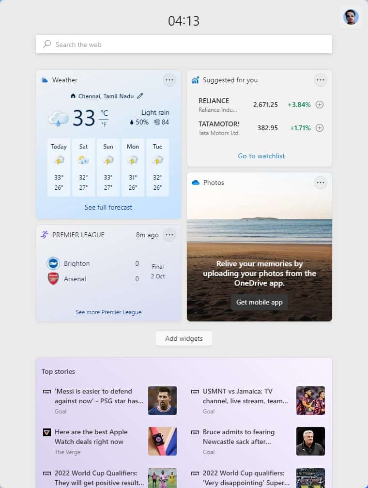 Windows-11-Widgets-Panel