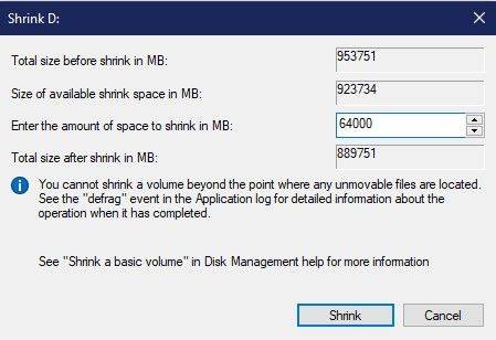 hard-disk-shrink-volume-for-Windows-11