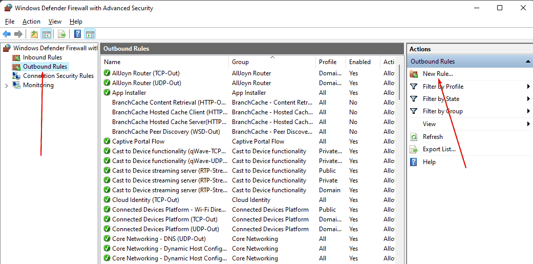 windwos-Defender-Firewall-with-Advance-Security