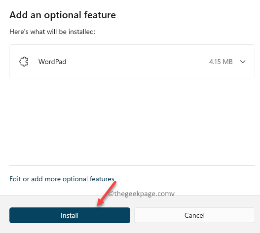 Add-an-optional-feature-WordPad-Install