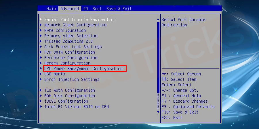 CPU-Power-Management-Configuration