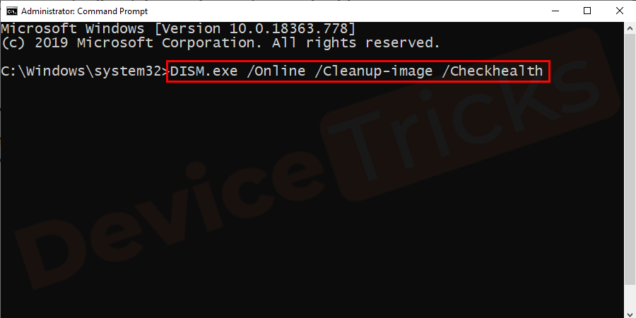 DISM.exe-Online-Cleanup-image-Checkhealth