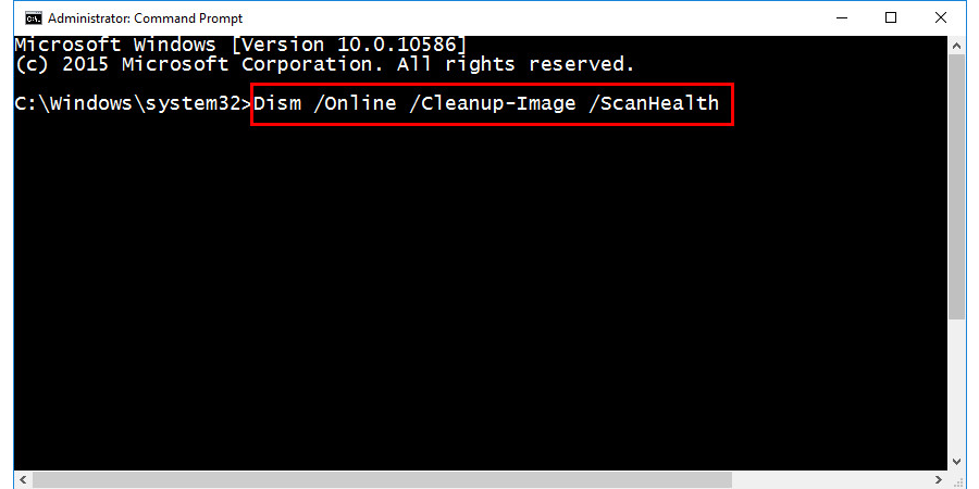 Dism-Online-Cleanup-ImageScanHealth