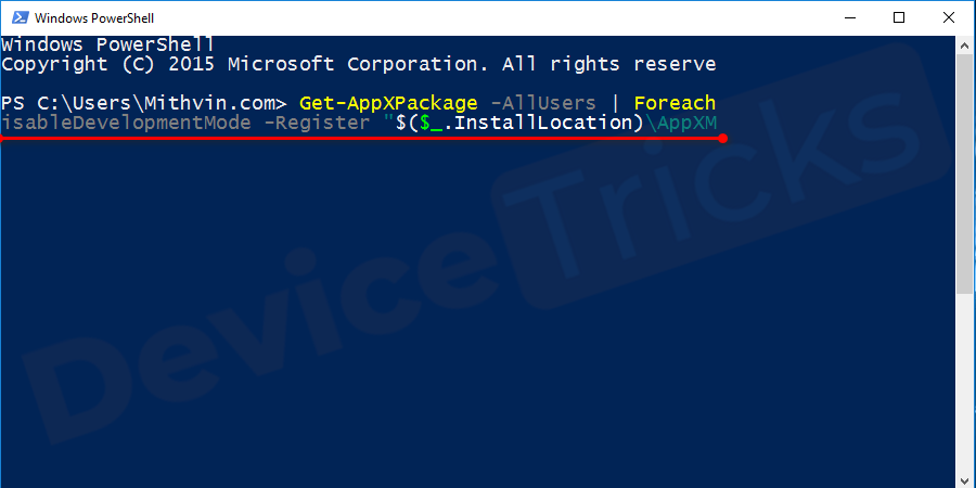 PowerShell-Command