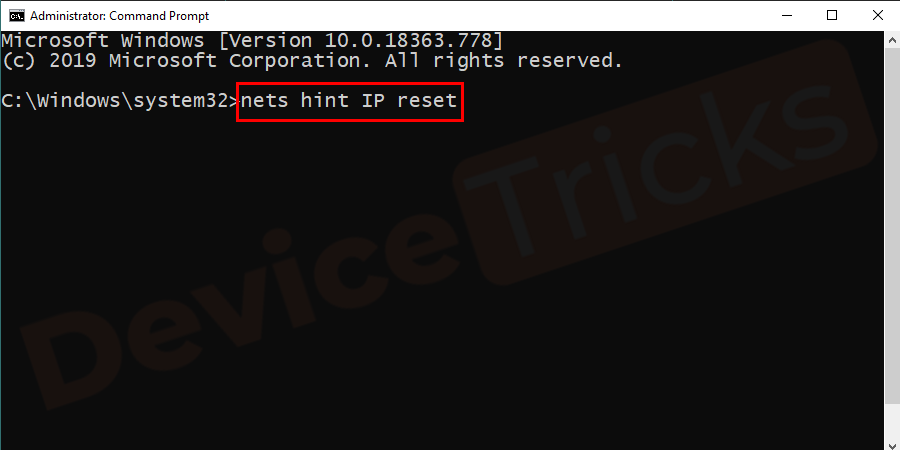 Type-nets-hint-IP-reset-and-press-Enter.