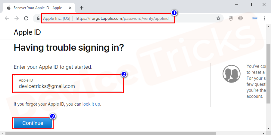 Visit-site-Enter-the-Apple-id-and-press-Continue