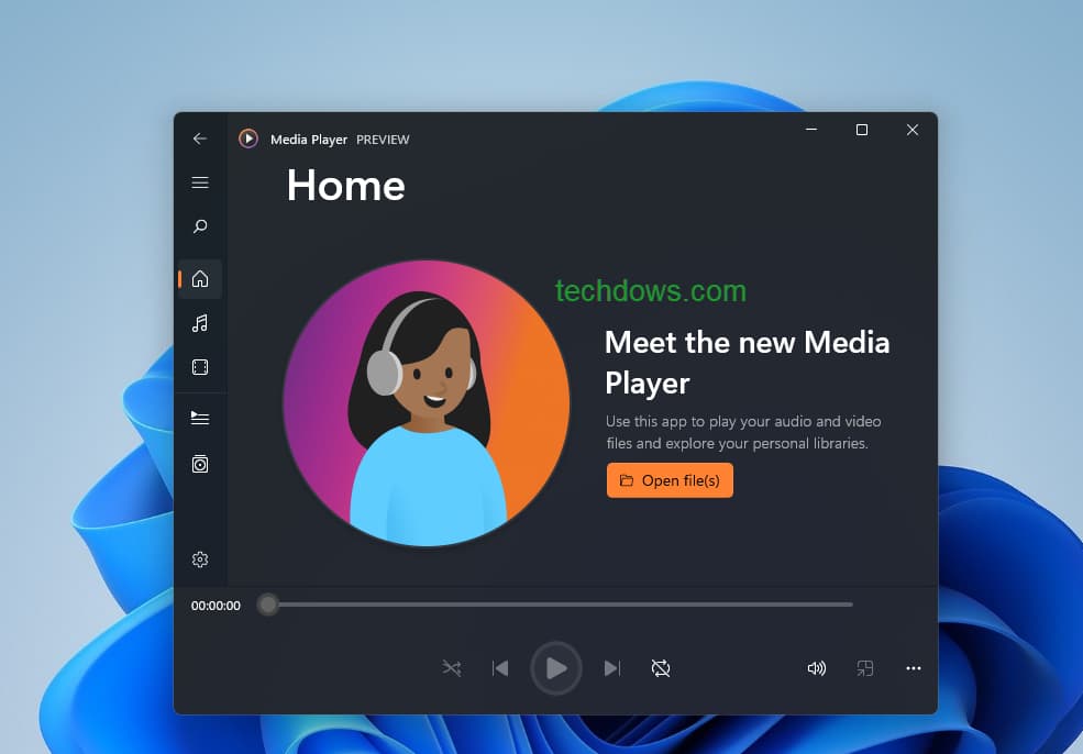 Windows-11-new-Media-Player-in-dark-theme