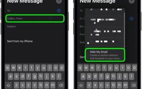 iOS 15.2 Beta：如何在邮件应用中使用隐藏我的电子邮件功能