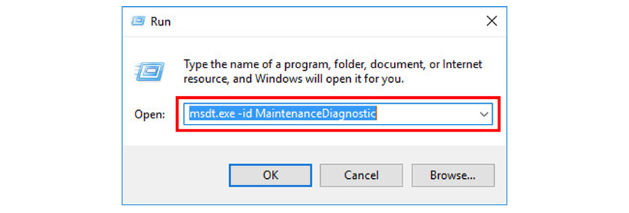 msdt.exe-id-MaintenanceDiagnostic