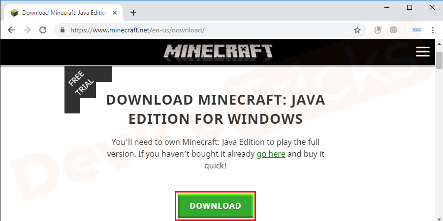 open-minecraftlauncher.exe-in-default-web-browser-and-click-to-Download