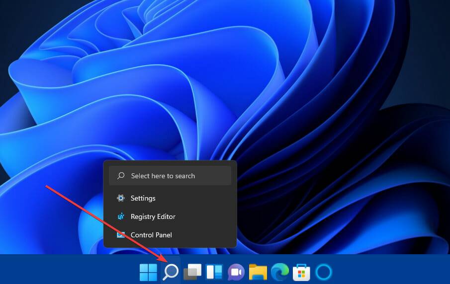 search-button-on-taskbar