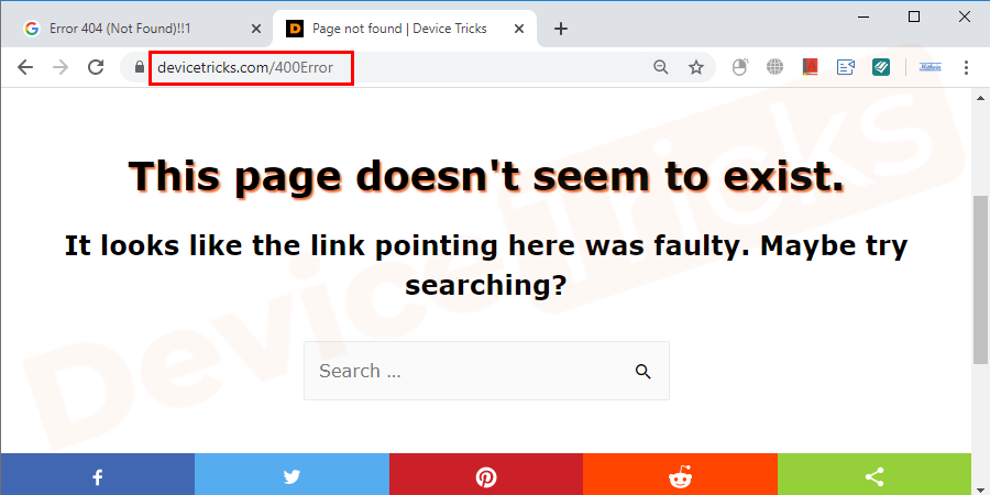 Check-for-the-errors-in-the-URL