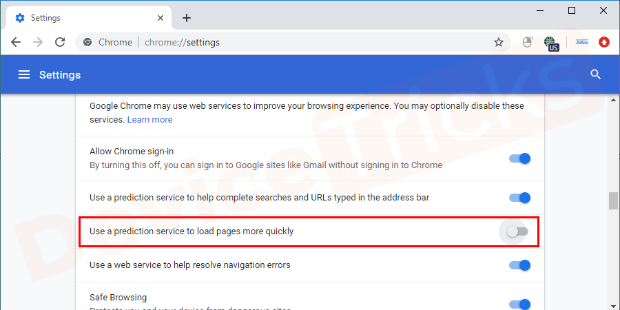 Chrome-Privacy-and-Security-Use-a-prediction-service-to-load-pages-more-quickly