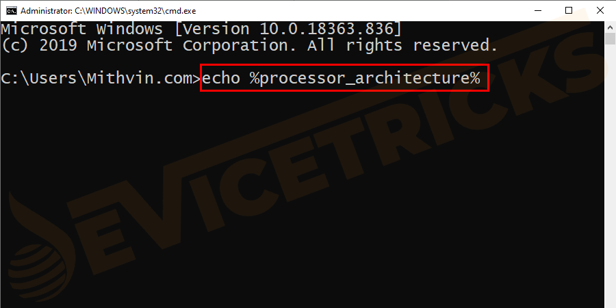 DEVICE-TRICKS-echo-AMD64-Command