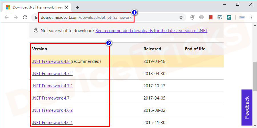 Microsoft-official-website-Navigate-to-the-latest-version-of-the-.Net-framework