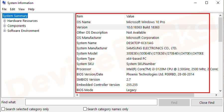 System-Information-Window