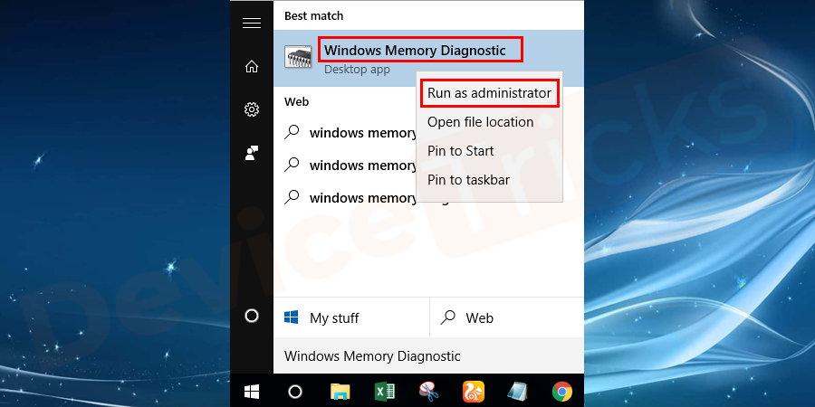 Windows-Memory-Diagnostic-Run-as-Administrator