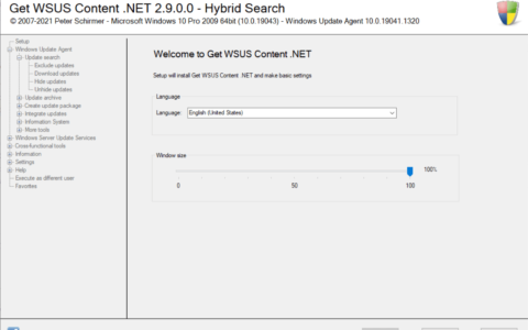 使用 Get WSUS Content .NET 更好地控制 Windows 更新