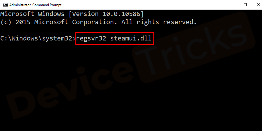 regsvr32-steamui.dll-command