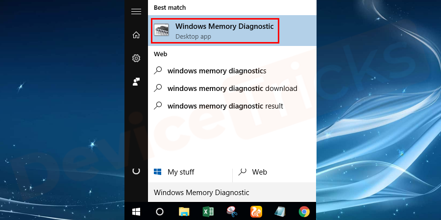 Windows-Memory-Diagnostic-tool