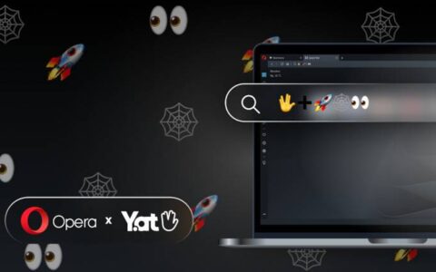 Opera 集成了 Yat，以便您可以访问表情符号 URL