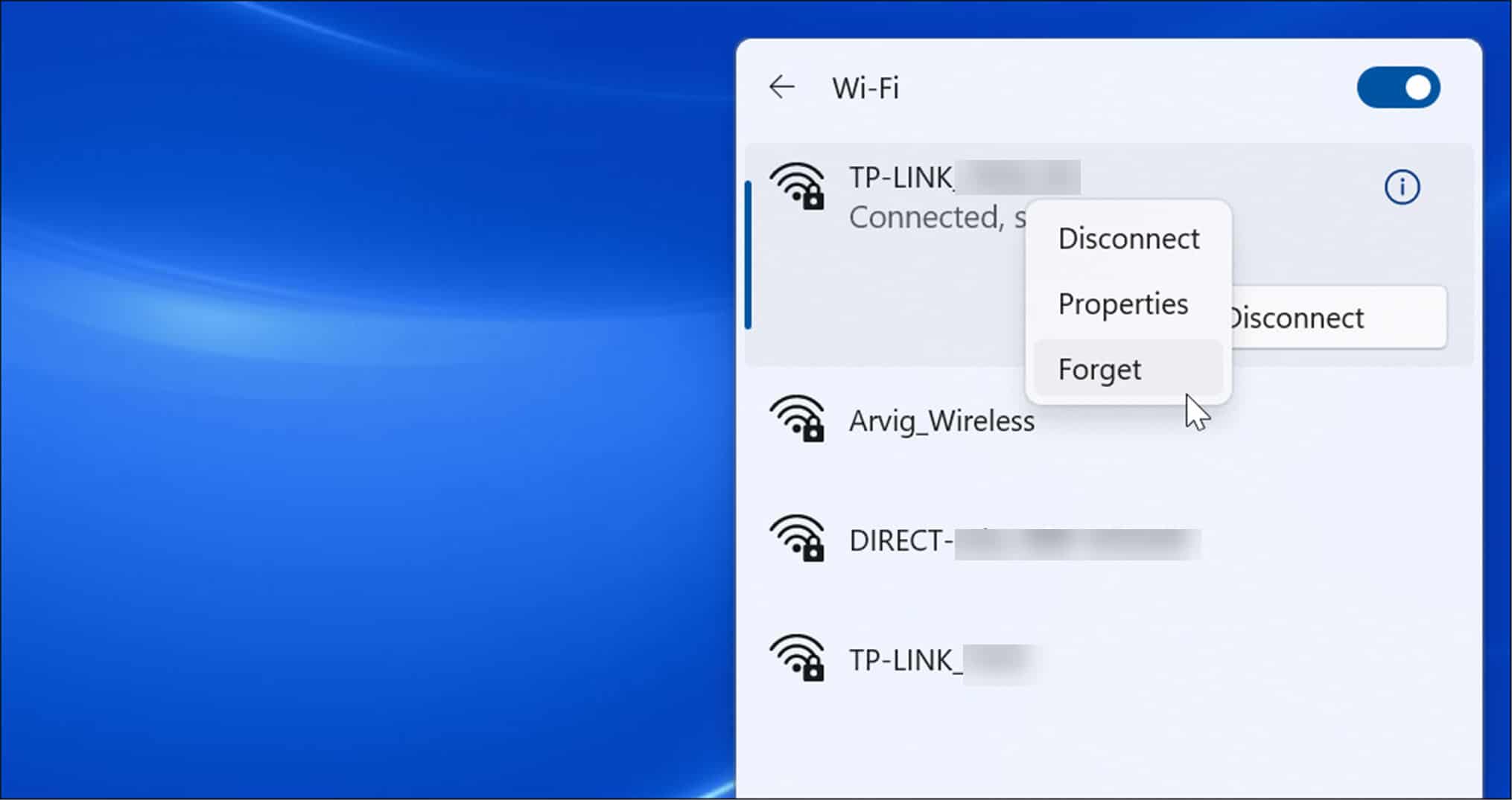 2-forget-wi-fi-network-on-windows-11