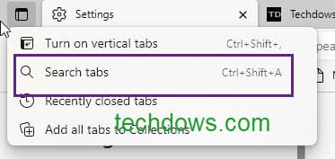 Search-tabs-option-in-Tab-Actions-menu