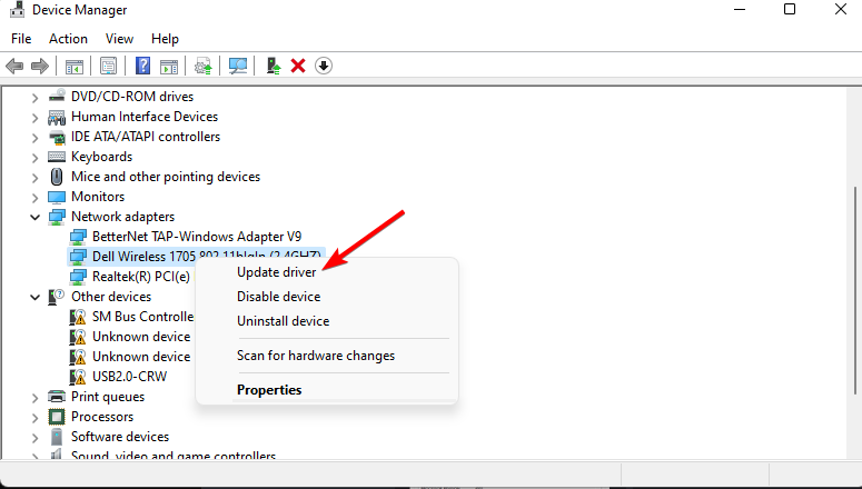 Network-adapters-udate-driver