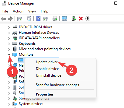 Device-Manager-Monitors-right-click-on-device-Update-driver