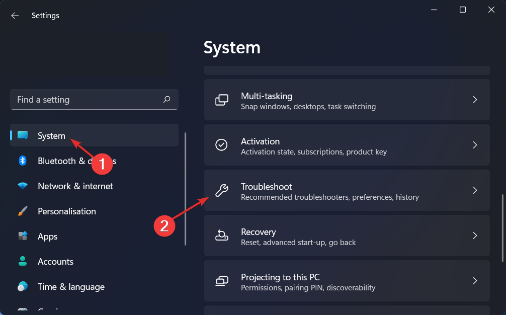 system-troubleshoot-option