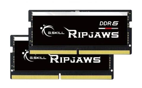 G.SKILL 宣布 SO-DIMM 笔记本电脑 Ripjaws DDR5 内存高达 64GB 和 5200 MT/s