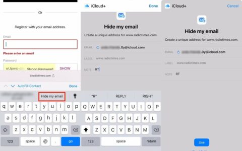 如何在 iOS 15 中使用隐藏我的电子邮件