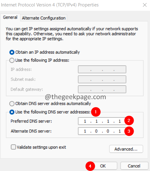 DNS-settings